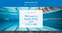 Desktop Screenshot of expertpoolsllc.com